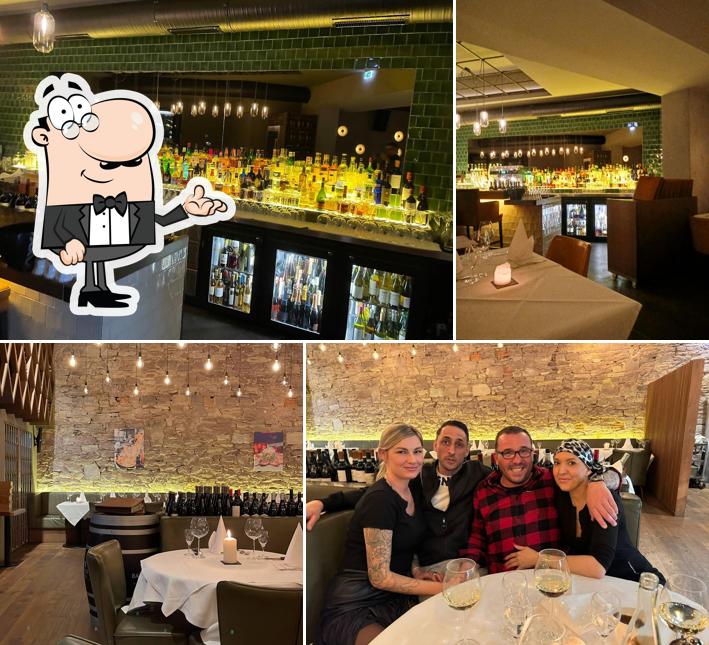 L'intérieur de Brick + Bone Steakhouse