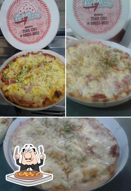 Consiga diferentes tipos de pizza