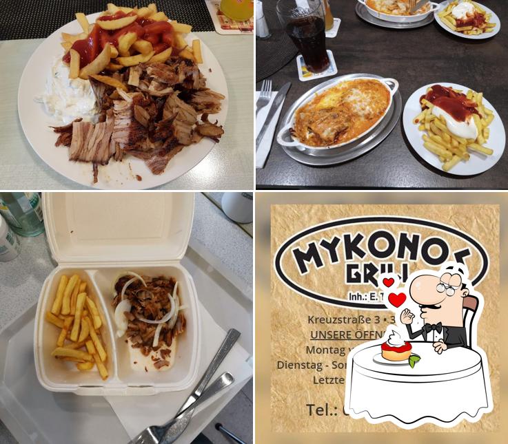 Mykonos Grill provides a number of desserts