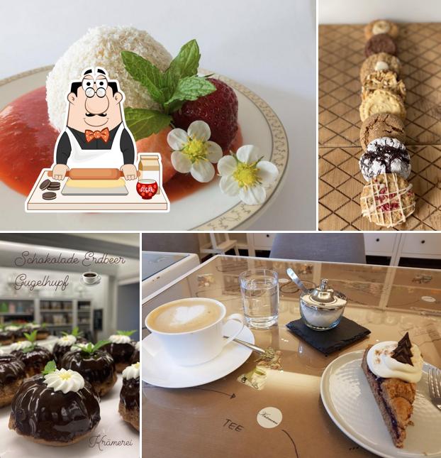 Krämerei— Café, Bubble Tea und Frozen Yogurt propose une éventail de desserts