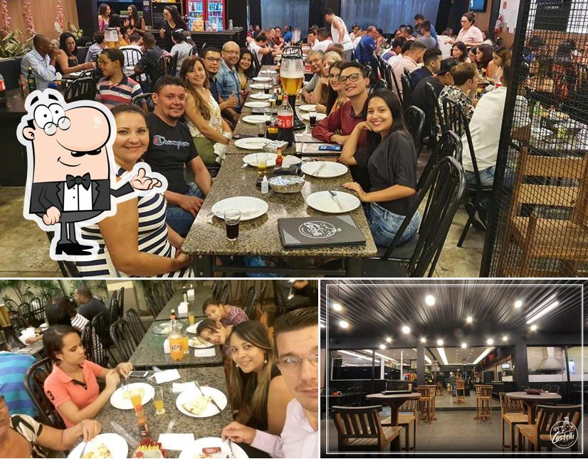 O interior do Castelli Pizzas E Lanches - Pizzaria em Marilia