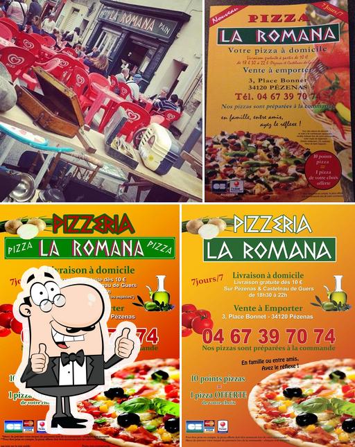 Voici une photo de La Romana pizza