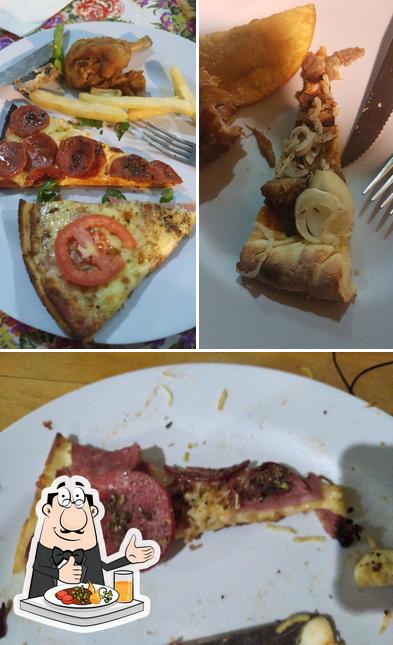 Comida em Pizza Haus