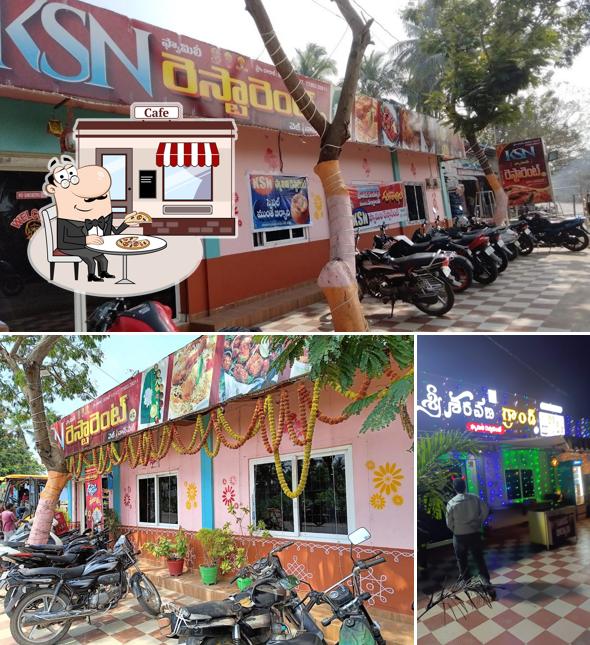 The exterior of SRI SARAVANA GRAND FAMILY RESTAURANT/SRI SARAVANA PARTY HUB