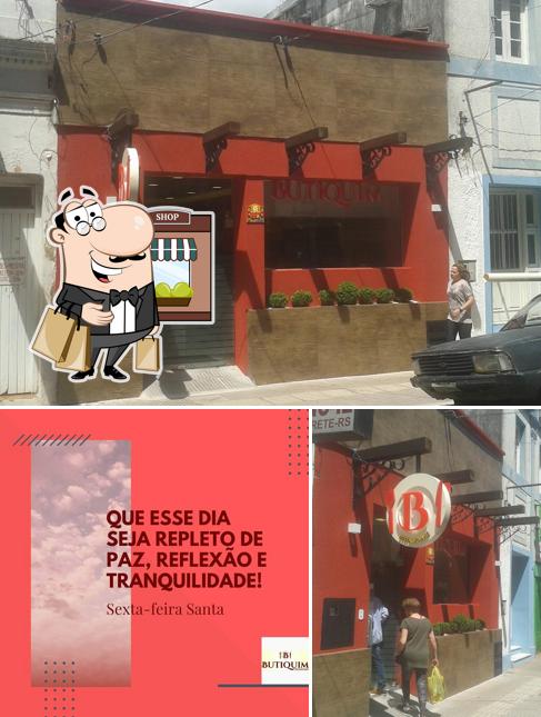 O exterior do Restaurante Butiquim