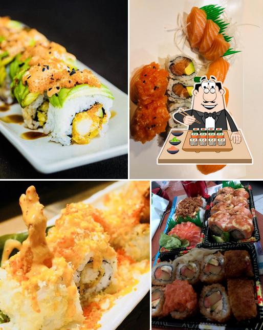 Prenditi le diverse opzioni di sushi