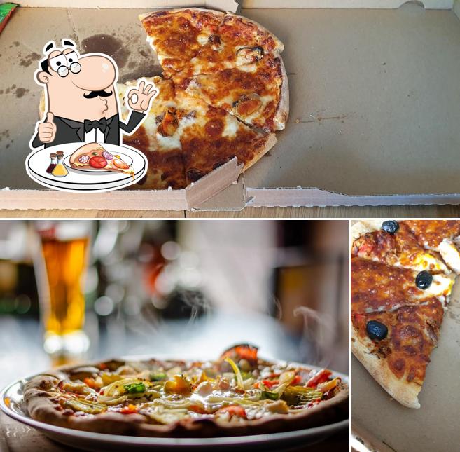 Try out pizza at King pizza