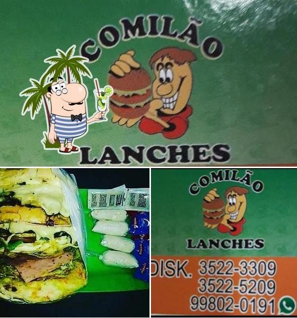 Look at the pic of Comilão lanches