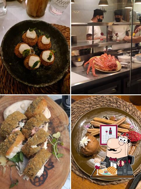 Experimente refeições de carne no Pineapple Restaurante