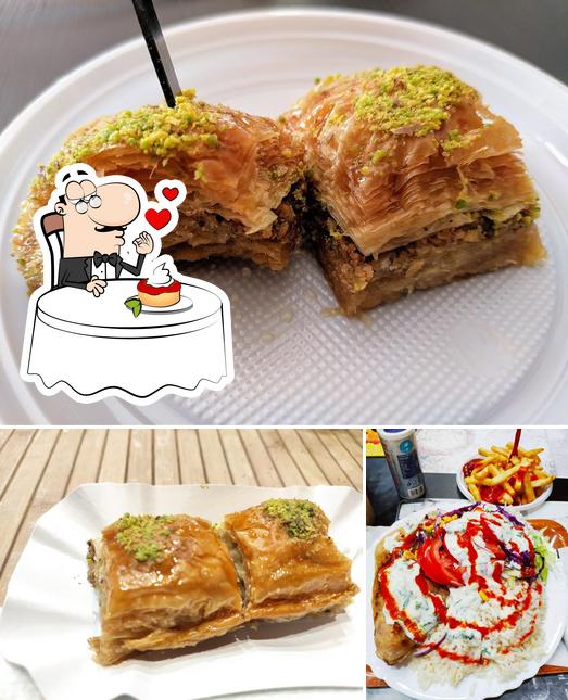 Santa Sofia Istanbul Kebap serves a range of sweet dishes
