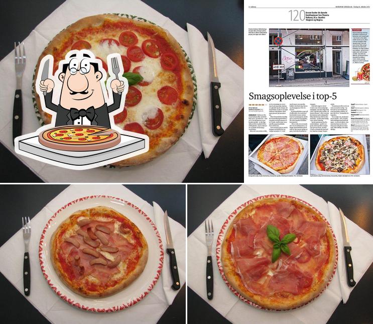 Probiert eine Pizza bei Pizzeria Italiana Sapori D'italia