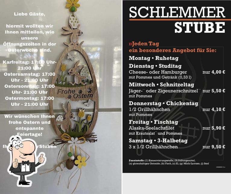 Look at the pic of Schlemmer Stube