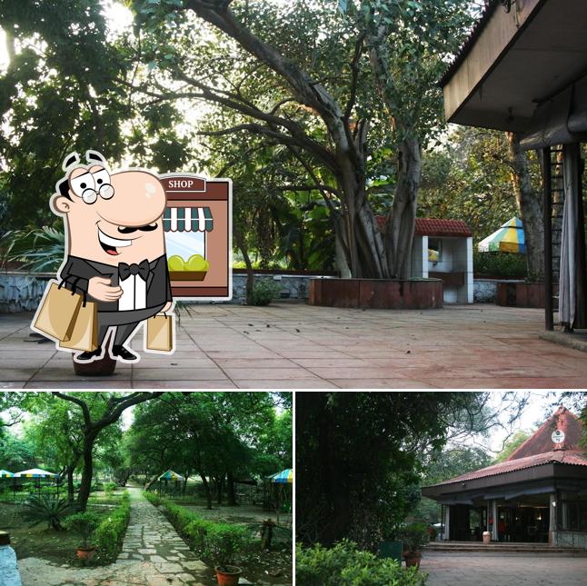 The exterior is an important feature of The Garden Restaurant