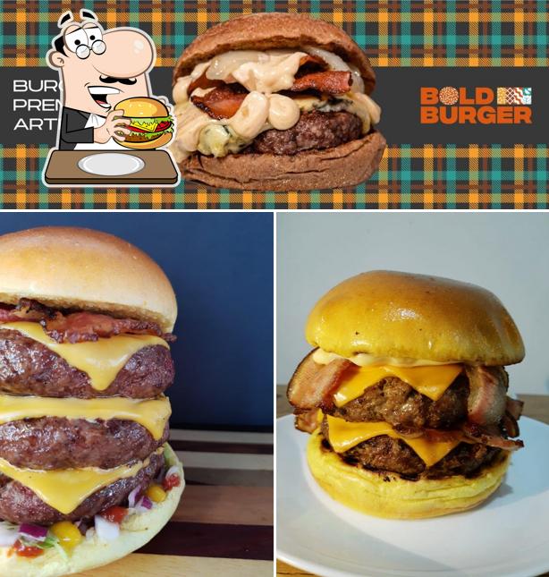 Consiga um hambúrguer no Bold Burger