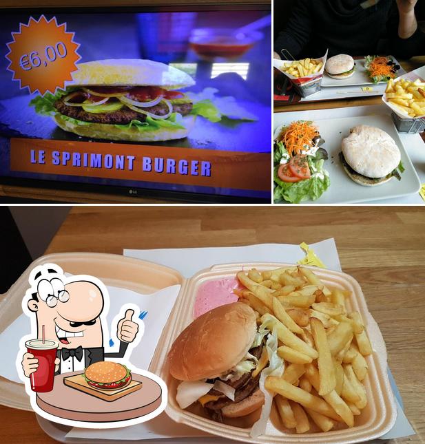 Commandez un hamburger à Frit'City Junior