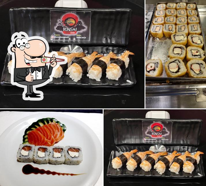 Experimente diversas opções de sushi