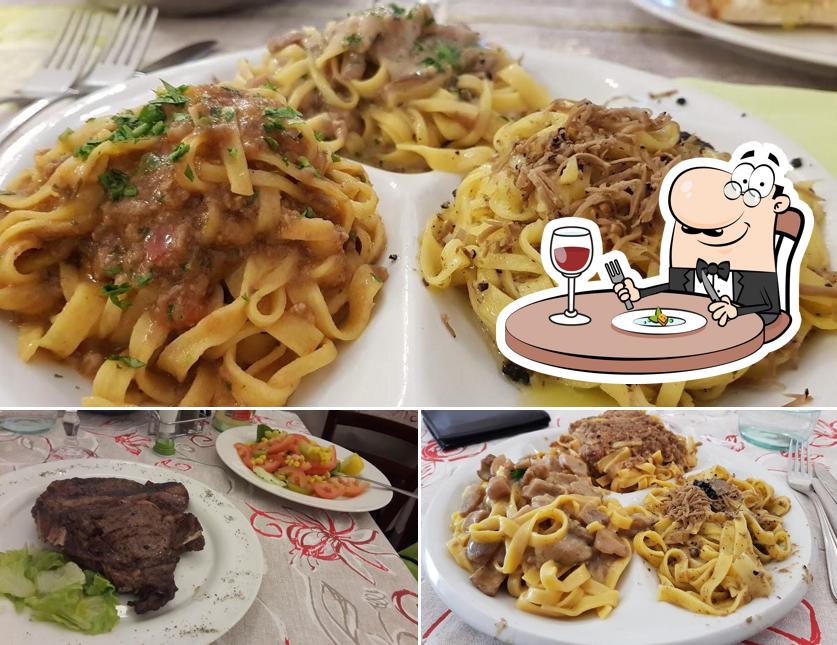 Cibo al Trattoria "Il Grottino da Orlando"