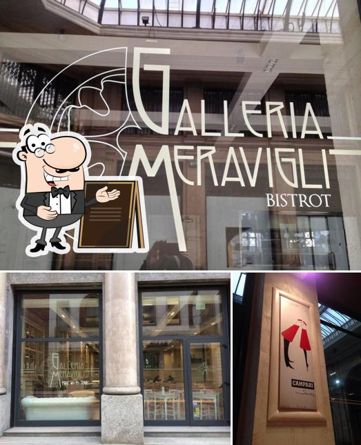 Gli esterni di Galleria Meravigli Bistrot