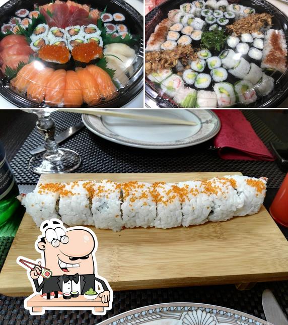 Pide uno de sus distintos tipos de sushi