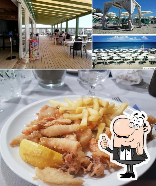 Ecco un'immagine di La Rondine - Stabilimento balneare - Ristorante - Chalet