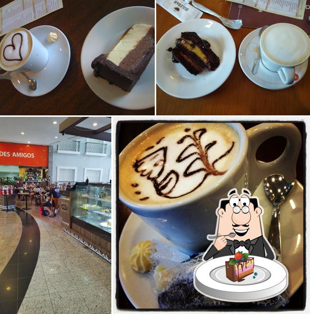Bolo de chocolate em Bulebar Café