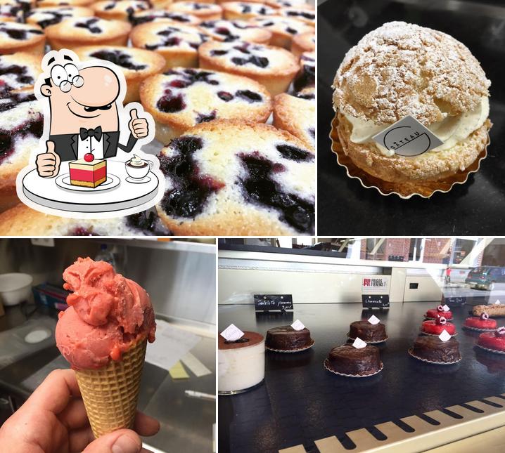Profitez l'un des desserts