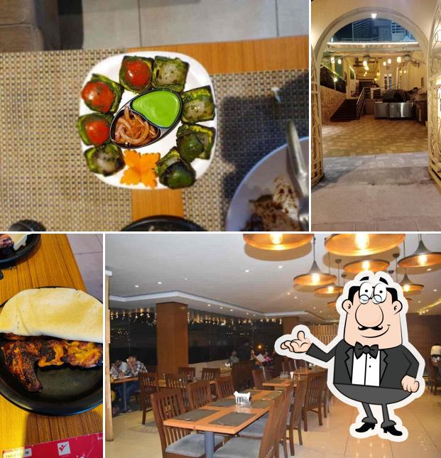 Take a seat at one of the tables at Imperio Restaurant