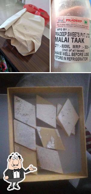 The interior of Pradeep Sweets