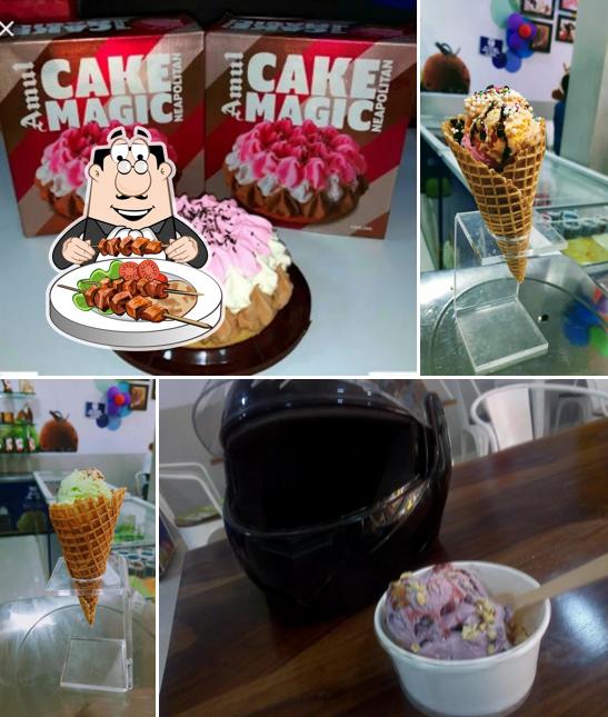 Food at Amul Ice Cream Scooping Parlour - Sidd and Kitt International