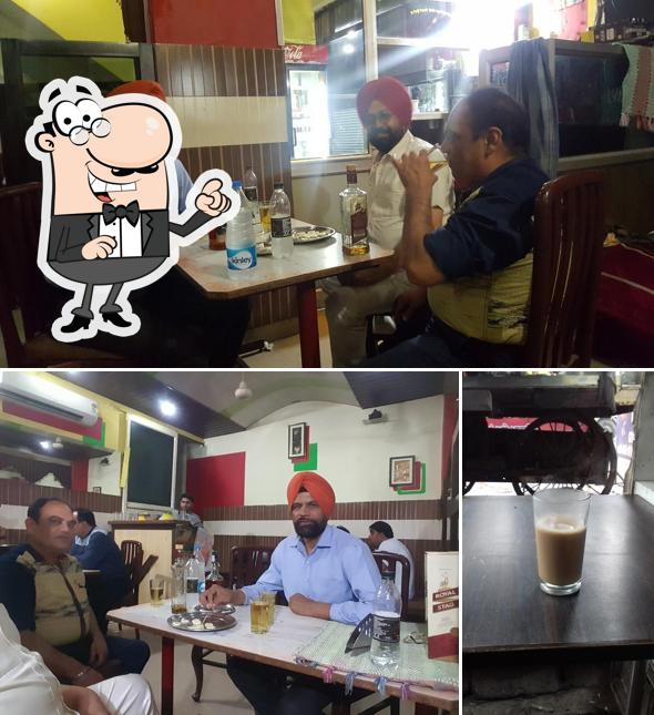 The interior of Saroop dhaba