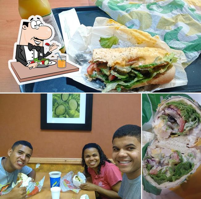 Comida em Subway