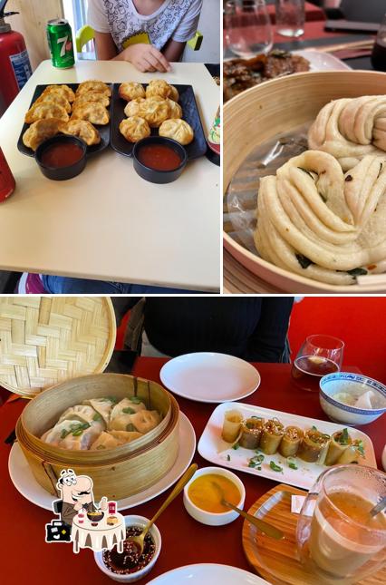 Gyoza und dumplings im Ama Tibetan Restaurant
