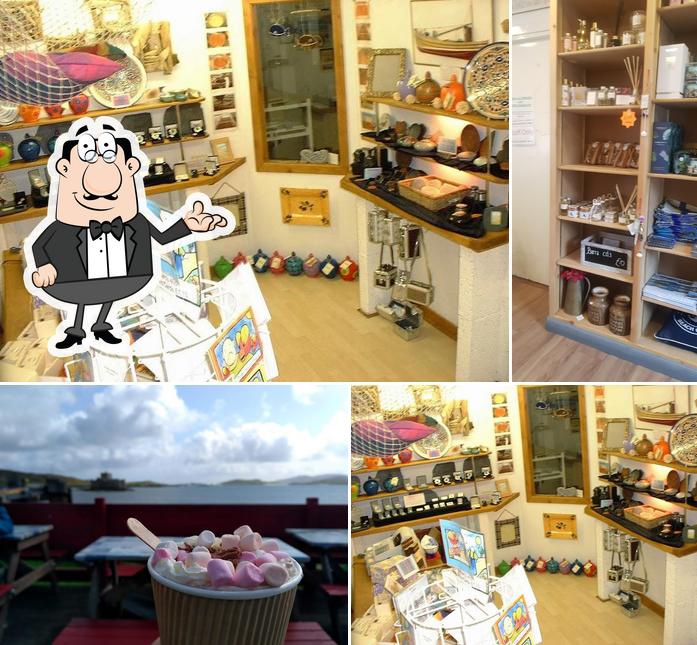 Hebridean Toffee factory and The Deck cafe in Castlebay Restaurant reviews