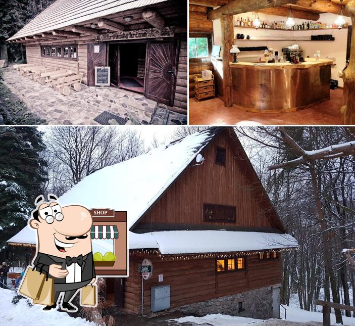 Furmanská krčma se distingue par sa extérieur et comptoir de bar