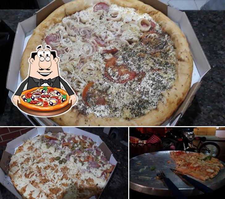 Consiga pizza no Pizzaria Joaninha & Família