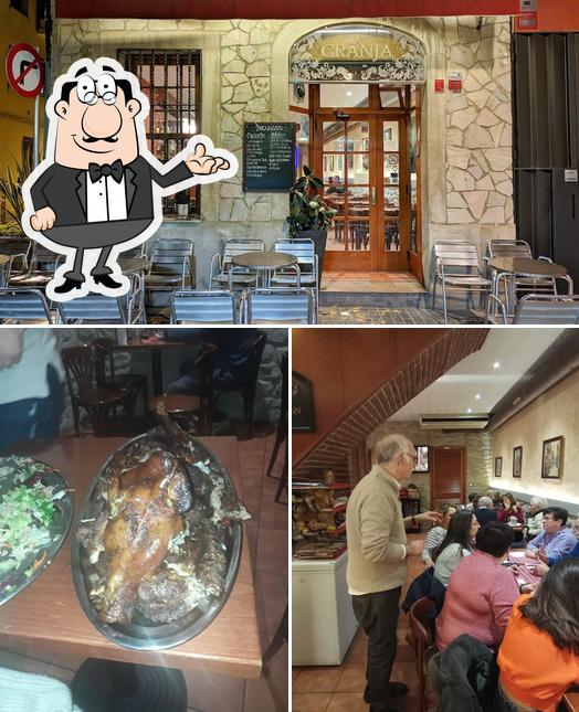 El interior de Restaurant La Granja