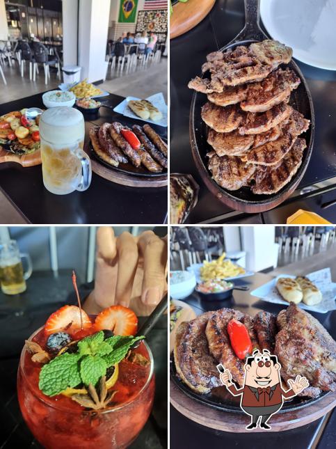 Comida em Restaurante Cozinha 7 Maçãs Steakhouse e Conveniência