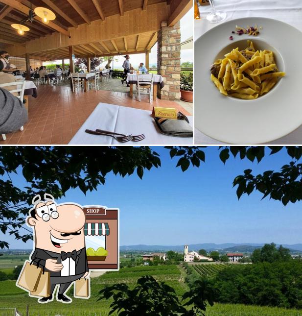 Goditi la vista dall'area esterna di Ristorante Il Porcino