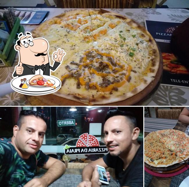 No Pizzaria da Praia, você pode degustar pizza