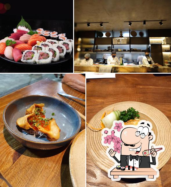 Rolos de sushi são disponibilizados no Temaki ART