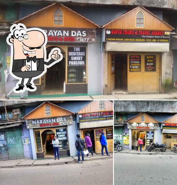 Check out how Narayandas Sweets & Bites - Since 1877 looks outside