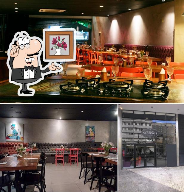 O interior do Santino's