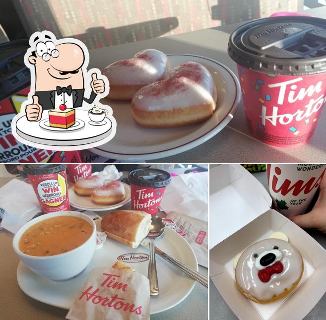 Tim Hortons sert une sélection de plats sucrés