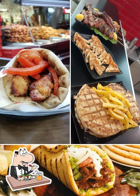 Food at I Love Souvlaki