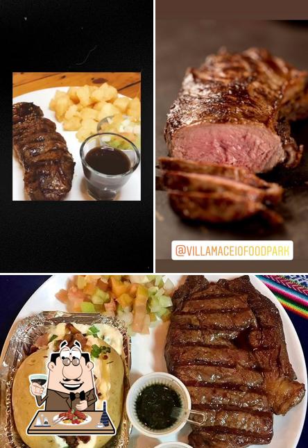 BBQ Steak House oferece pratos de carne