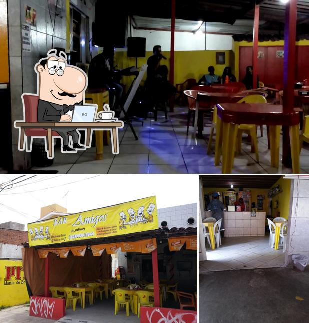 Veja imagens do interior do Bar e Restaurante dos Amigos