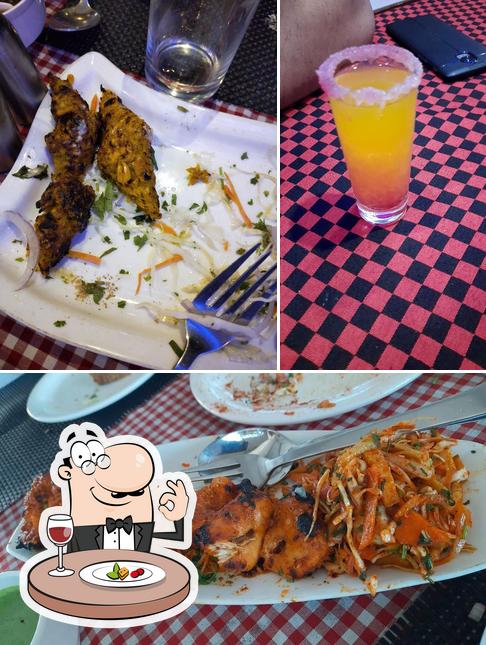 The restaurant's food and beer