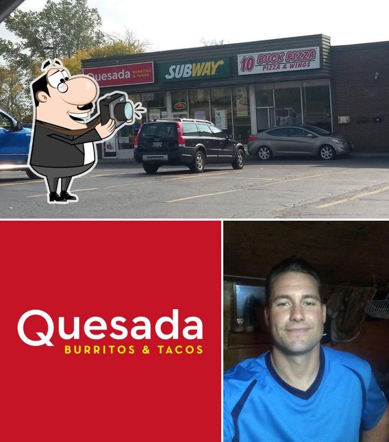 Quesada Burritos & Tacos in Woodstock Restaurant menu and reviews