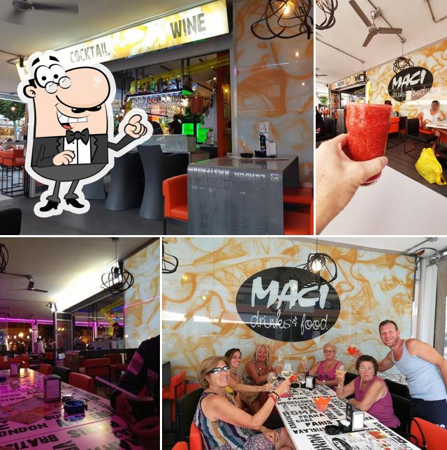 Gli interni di MACI DRINKS & FOOD