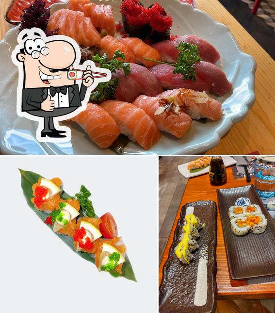 Scegli le diverse opzioni di sushi